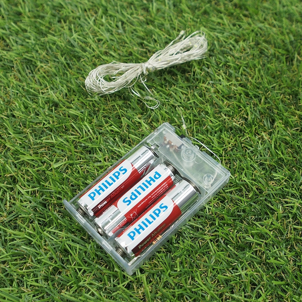 100 LED Girlianda, šaltai balta