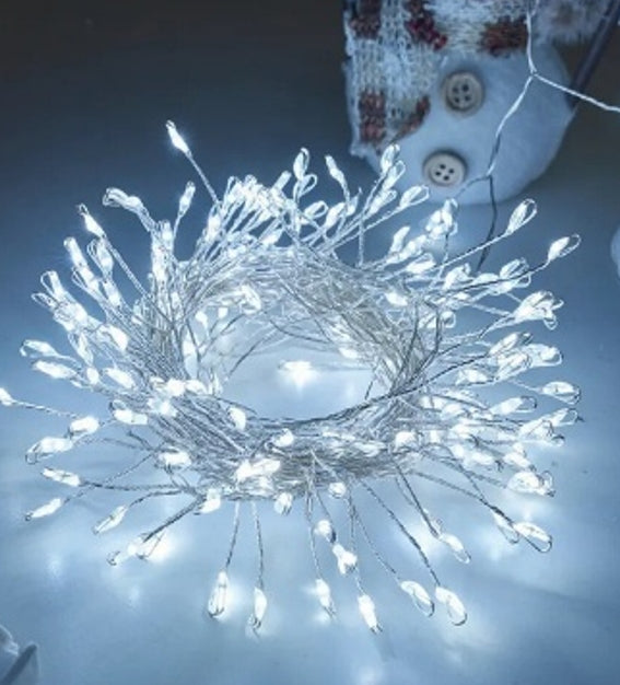 1000 LED, 30 m šaltai balta LED girlianda