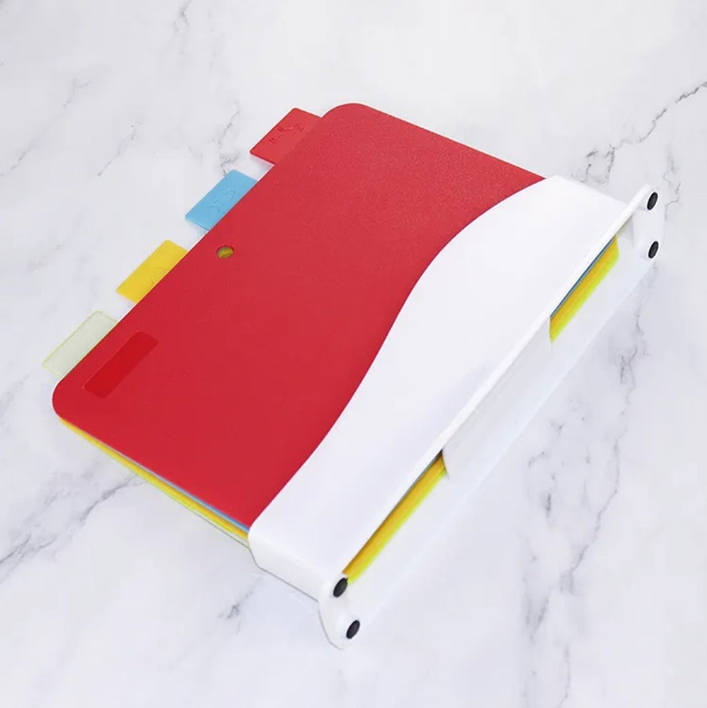 4vnt. Spalvingų pjaustymo lentų rinkinys