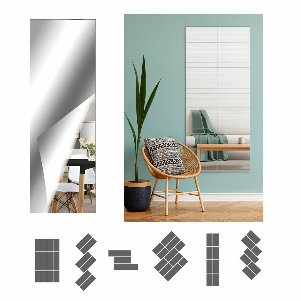 Akrilinių veidrodinių panelių rinkinys