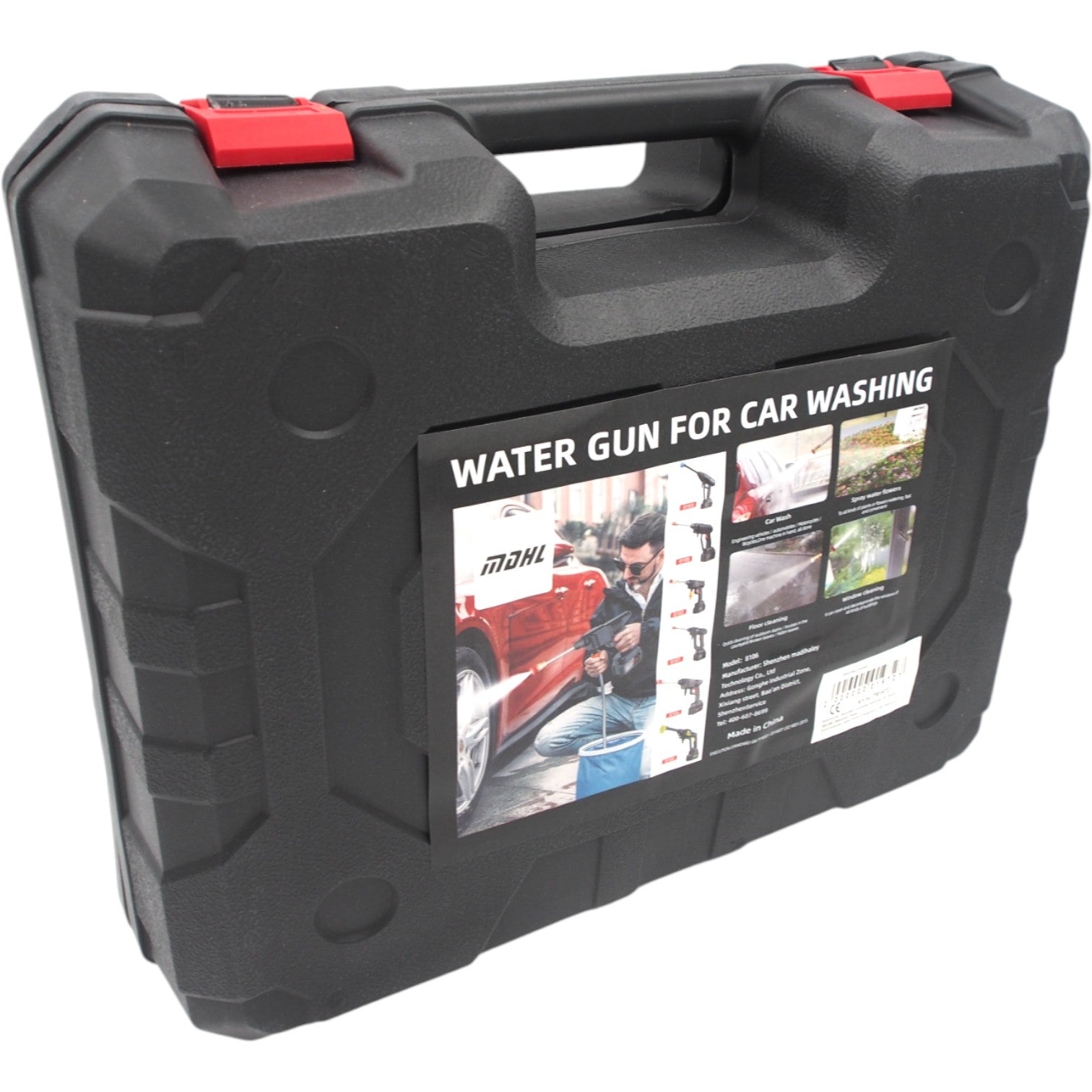 Akumuliatorinis aukšto slėgio plovimo įrenginys