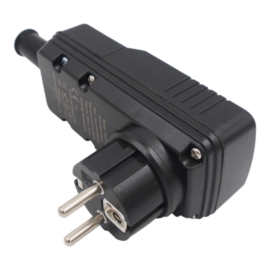 Apsauginis kištukas su nuotėkio srovės jungikliu