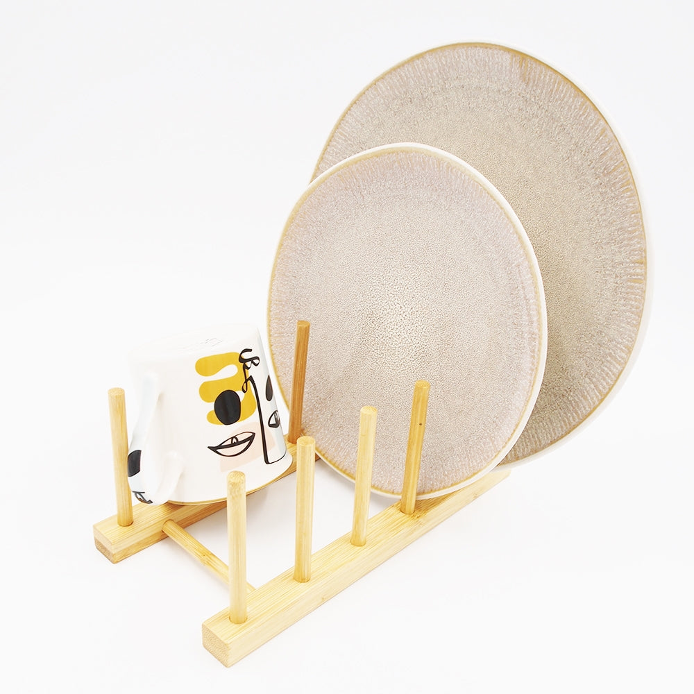 Bambukinė indų džiovyklė