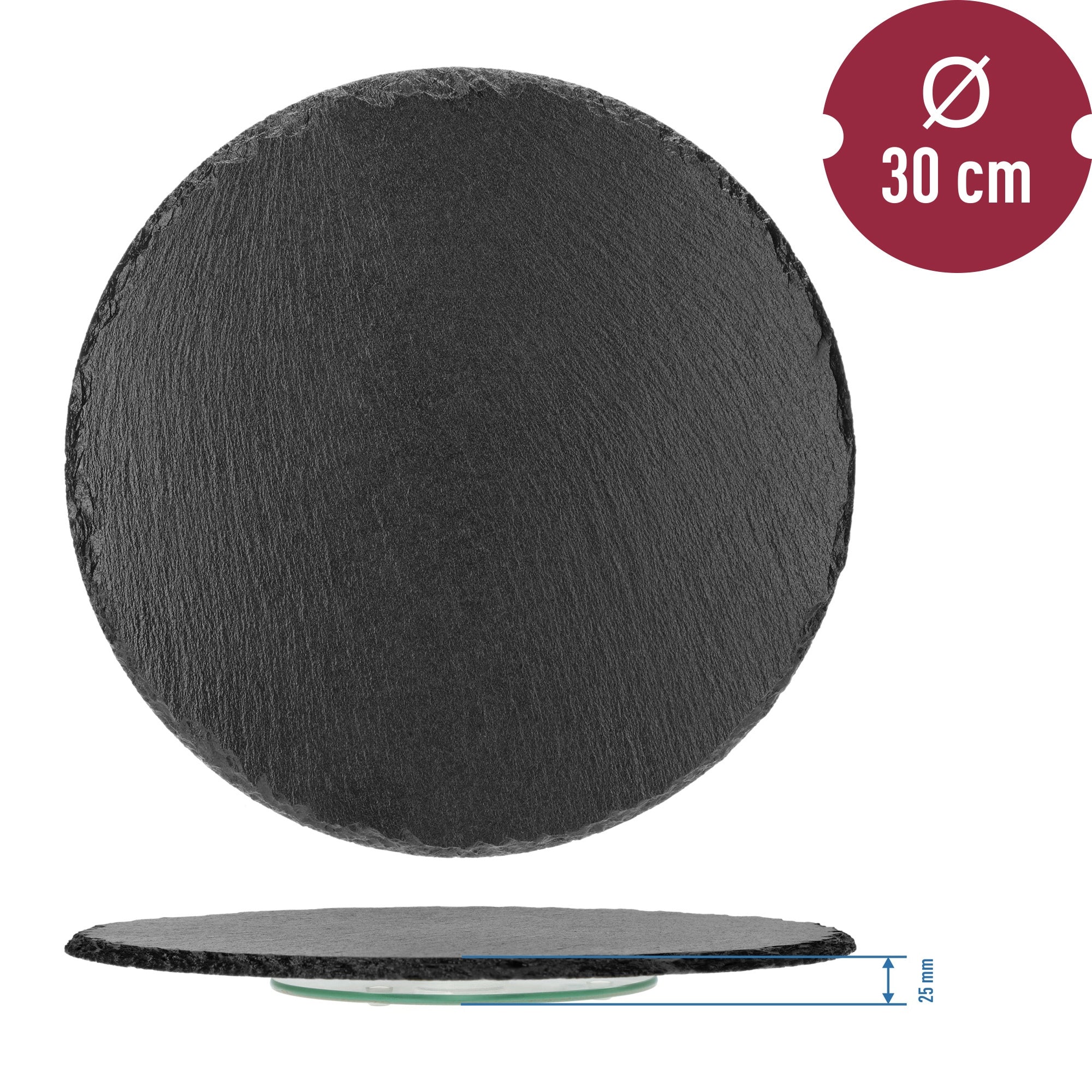 Besisukantis padėklas 30cm