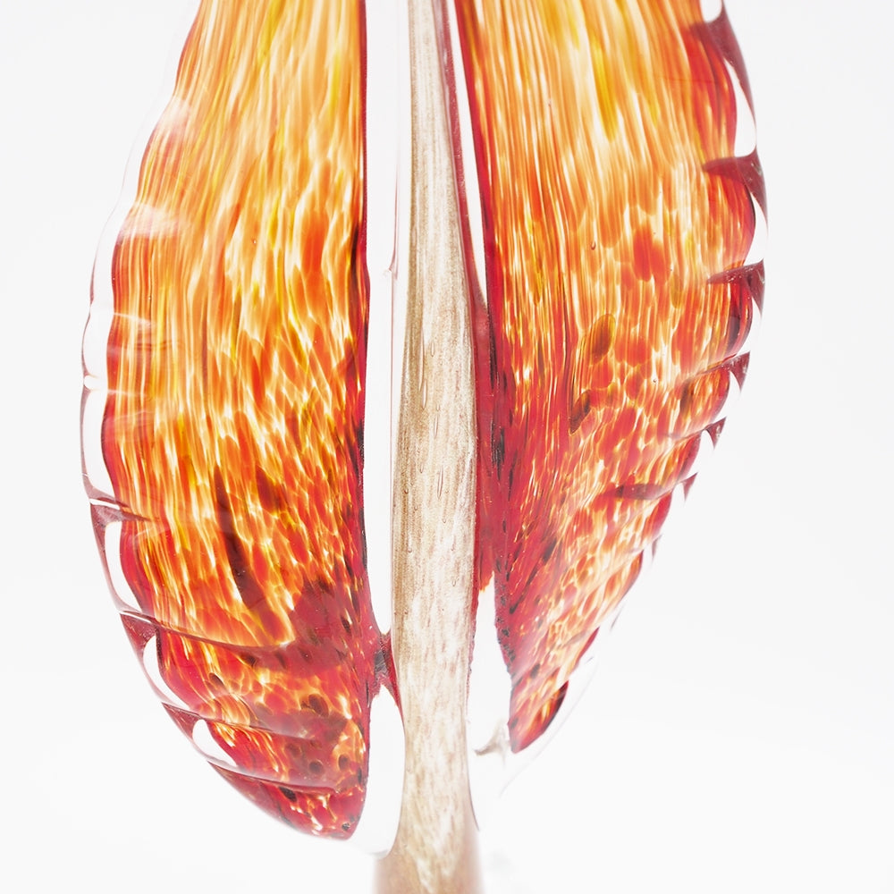 Dekoratyvinė stiklo skulptūra, 13×9×41 cm