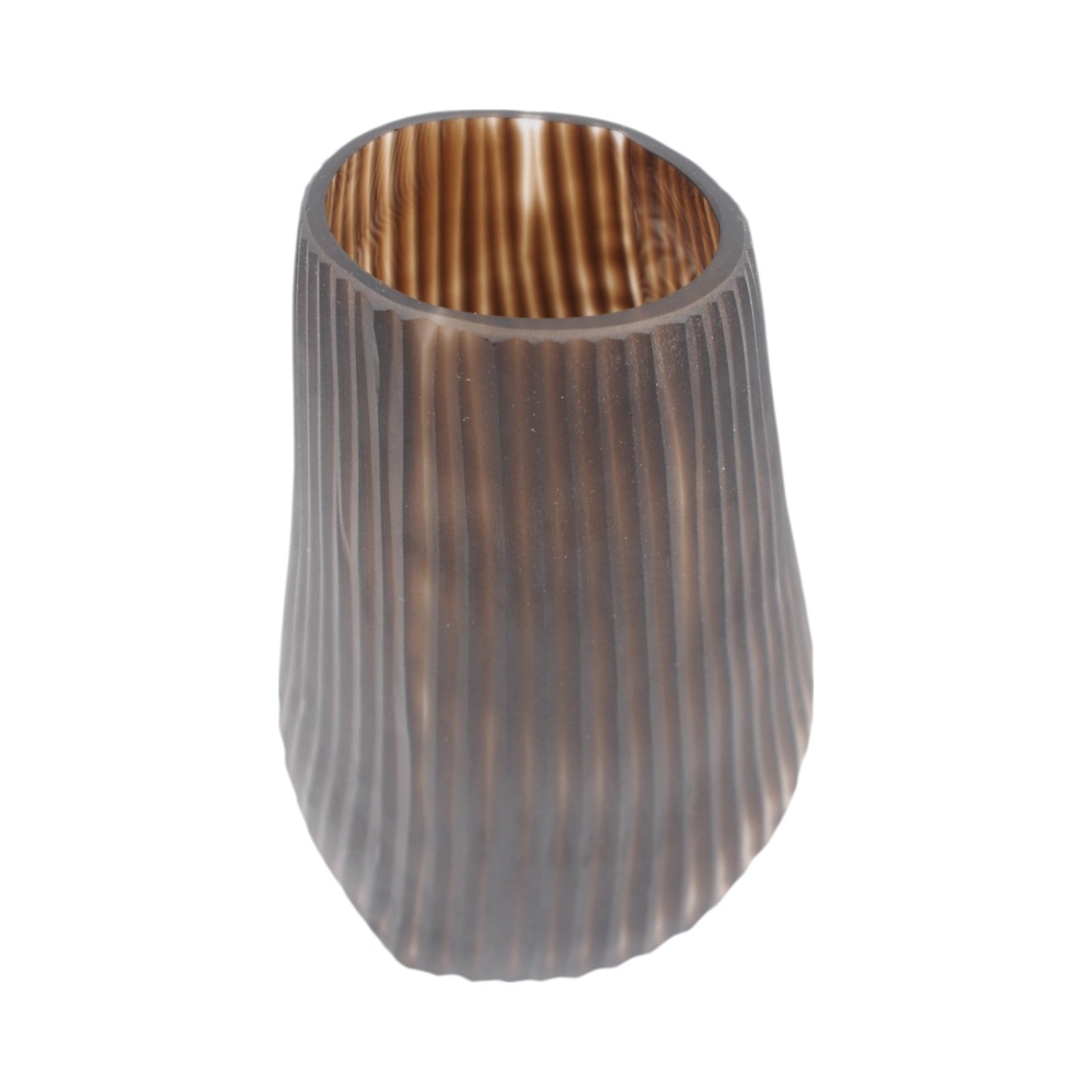 Dekoratyvinė stiklo vaza 14×28 cm