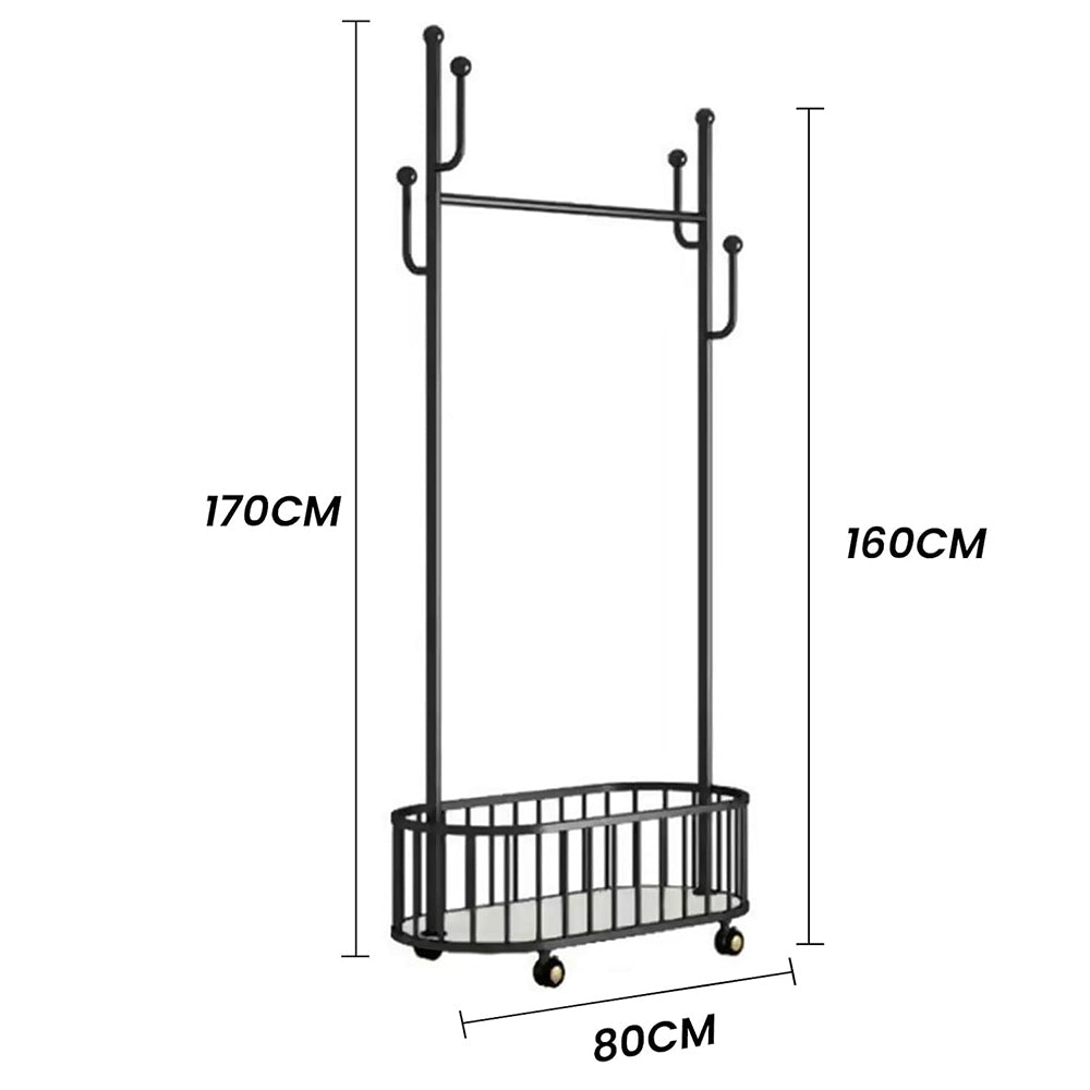 Drabužių kabykla "Exclusive black"