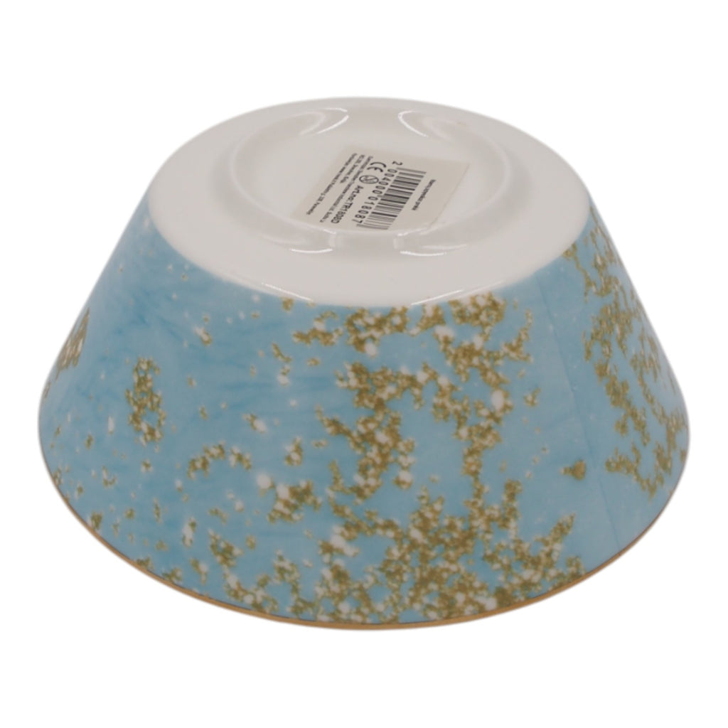 Keraminis dubuo su mėlynu ir auksiniu dekoru