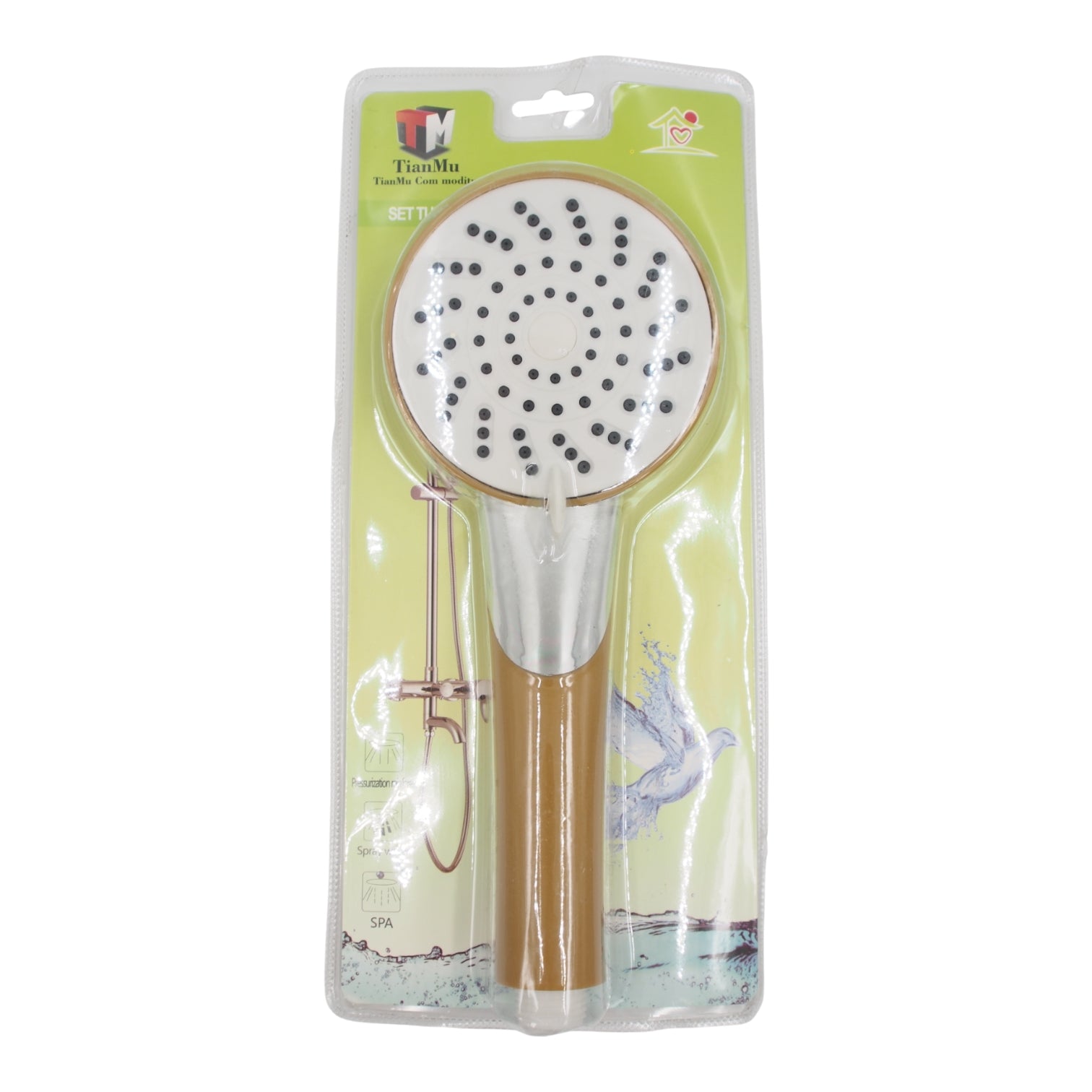 Dušo galvutė "WOOD"