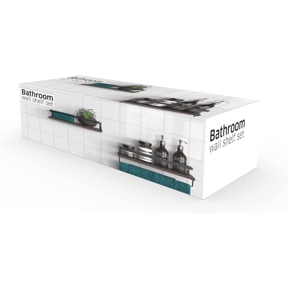 Dviejų dalių medinė lentynėlė