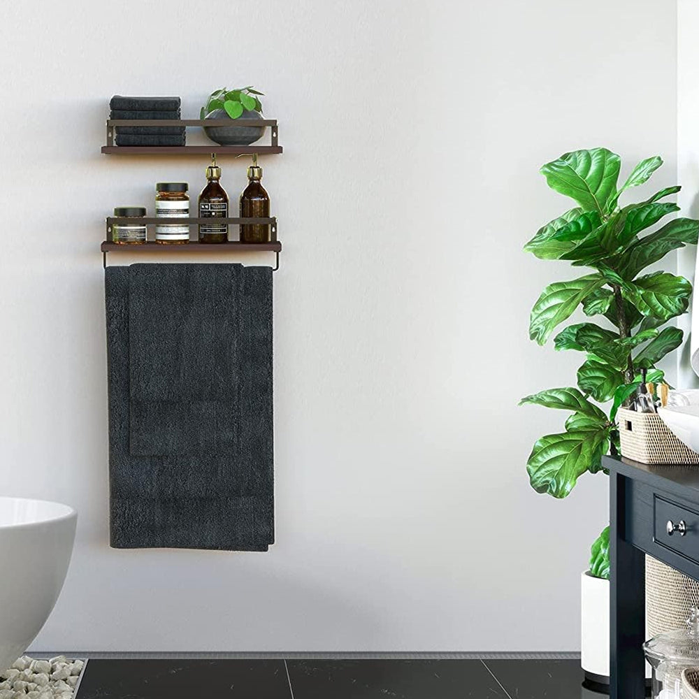 Dviejų dalių medinė lentynėlė