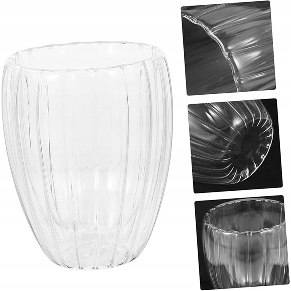 Dvigubo stiklo puodelis 350ML.