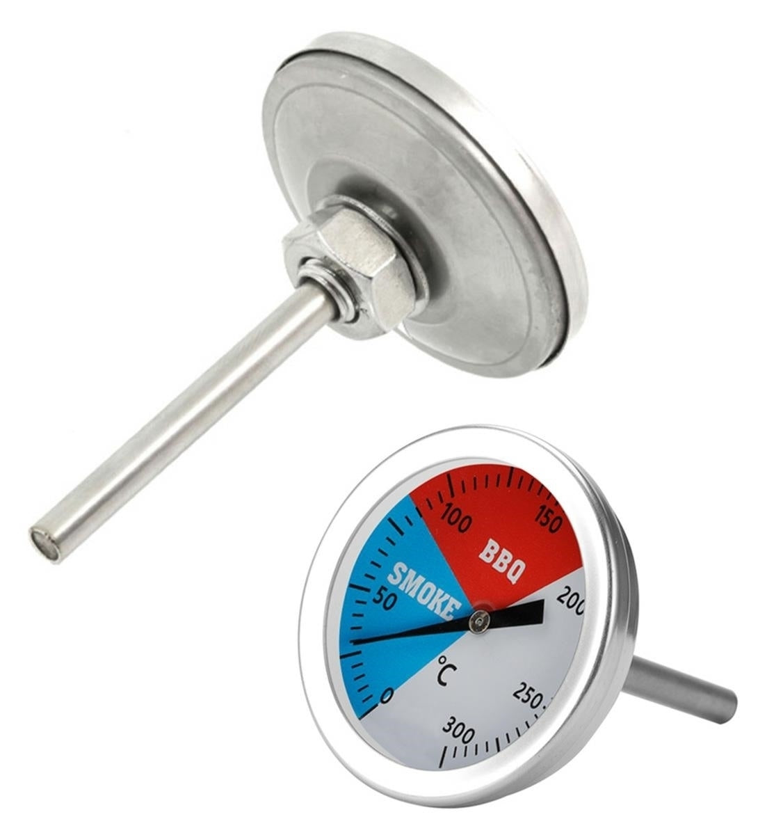 Grilio, rūkyklos termometras