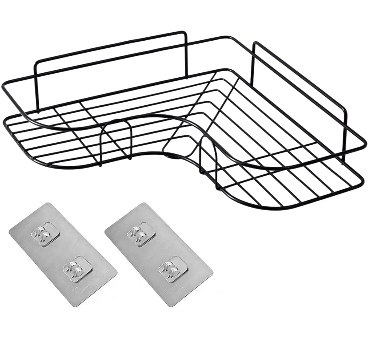 Kampinė vonios lentyna