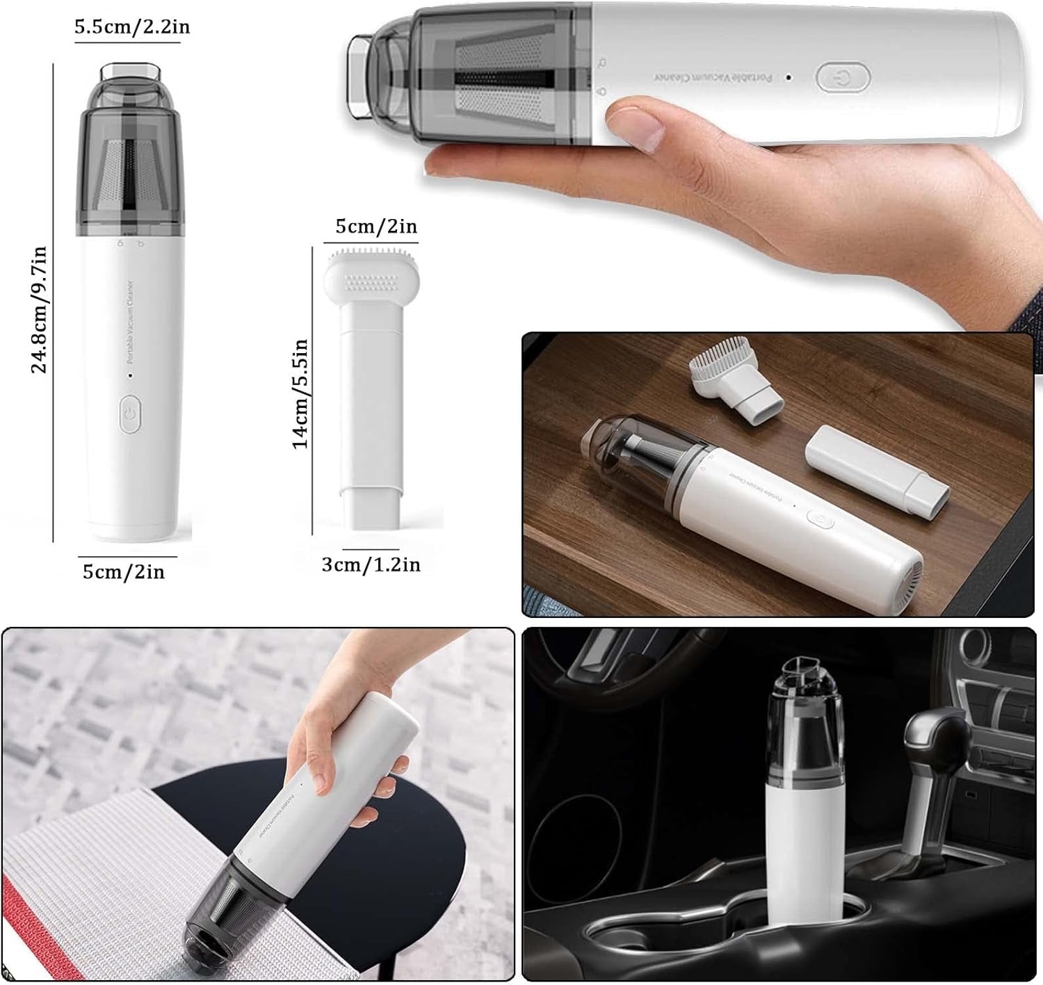 Kompaktiškas dulkių siurblys