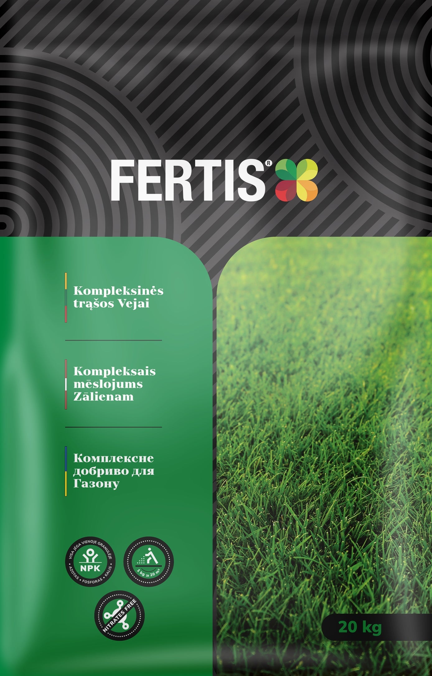 Kompleksinės trąšos Vejai FERTIS, 20kg