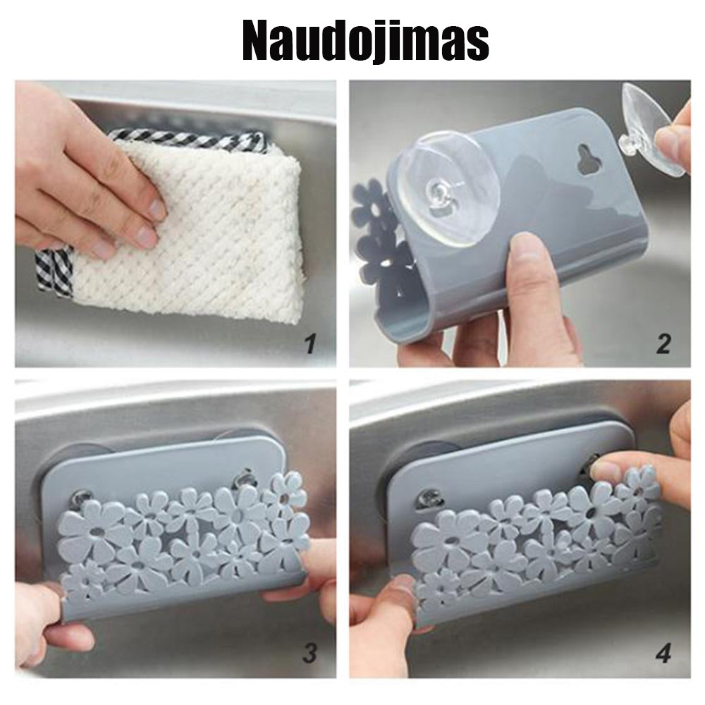 Laikiklis virtuvės kempinei