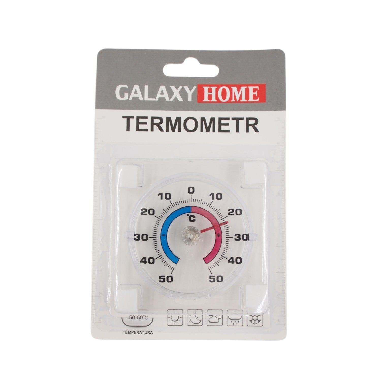 Langų termometras Galaxy Home (-50°C iki +50°C)