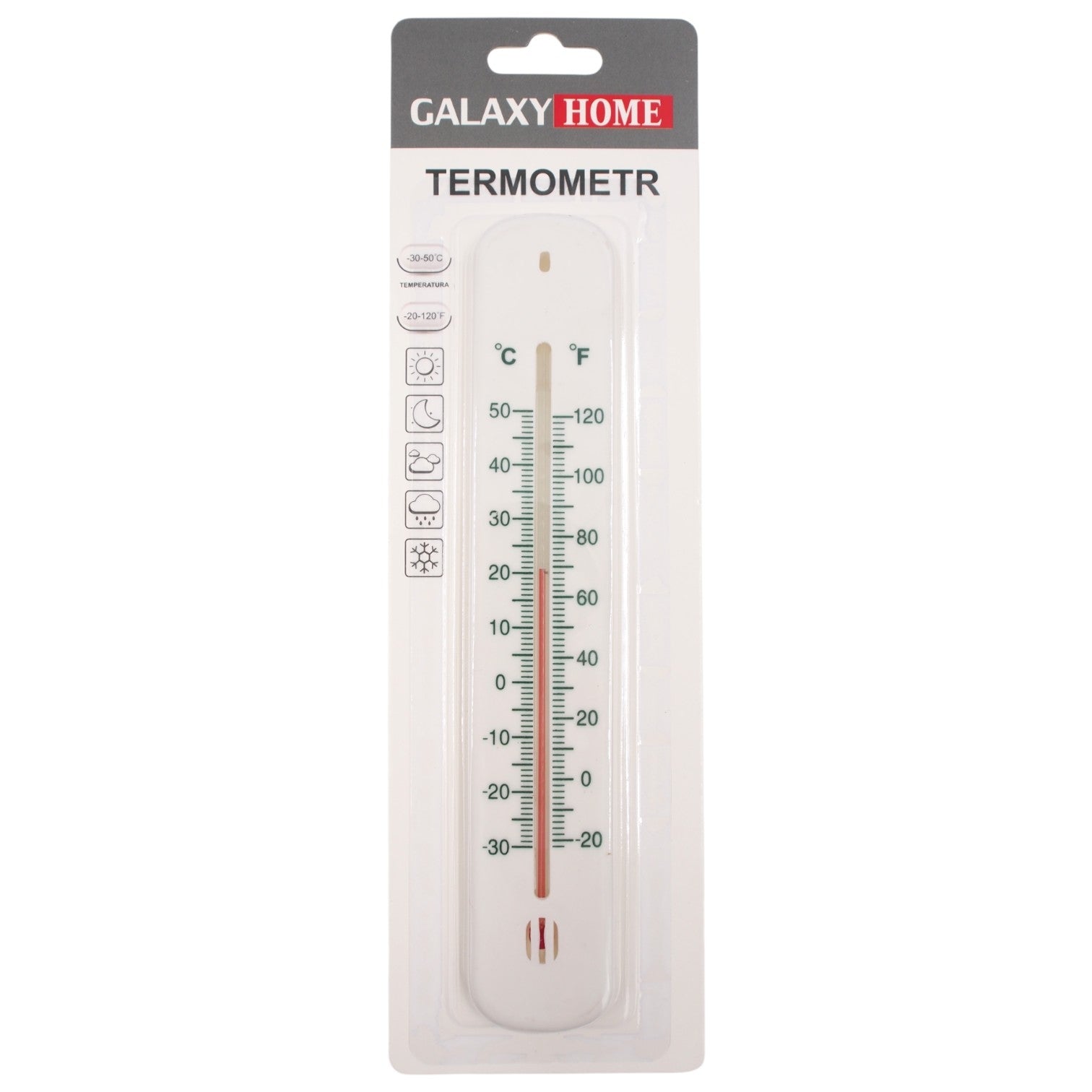 Lauko termometras Galaxy Home (-30°C iki +50°C)