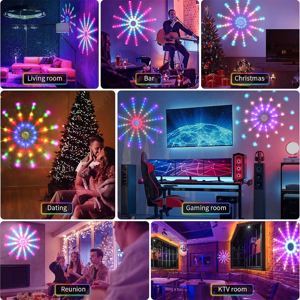 LED dekoracija "Fejerverkas"