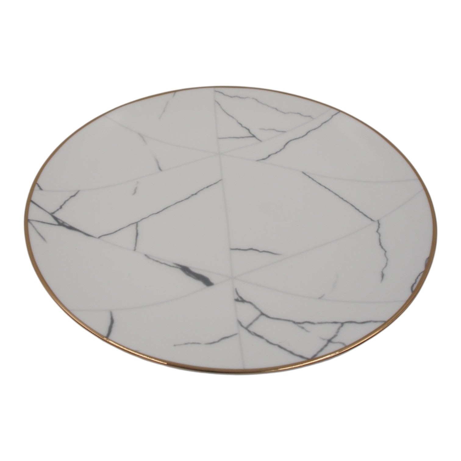 Keraminė lėkštė su marmuro raštu, 20,5 cm