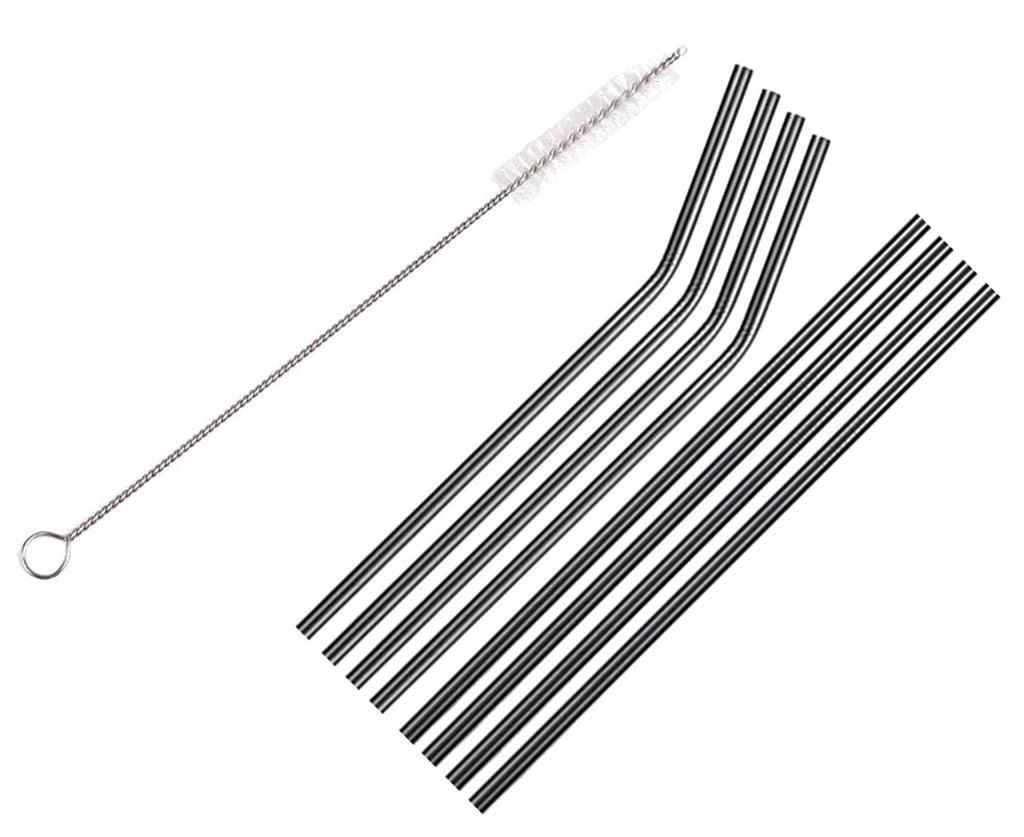 Metalinių Šiaudelių Rinkinys 10 Elementų