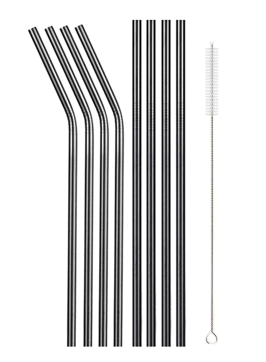 Metalinių Šiaudelių Rinkinys 10 Elementų