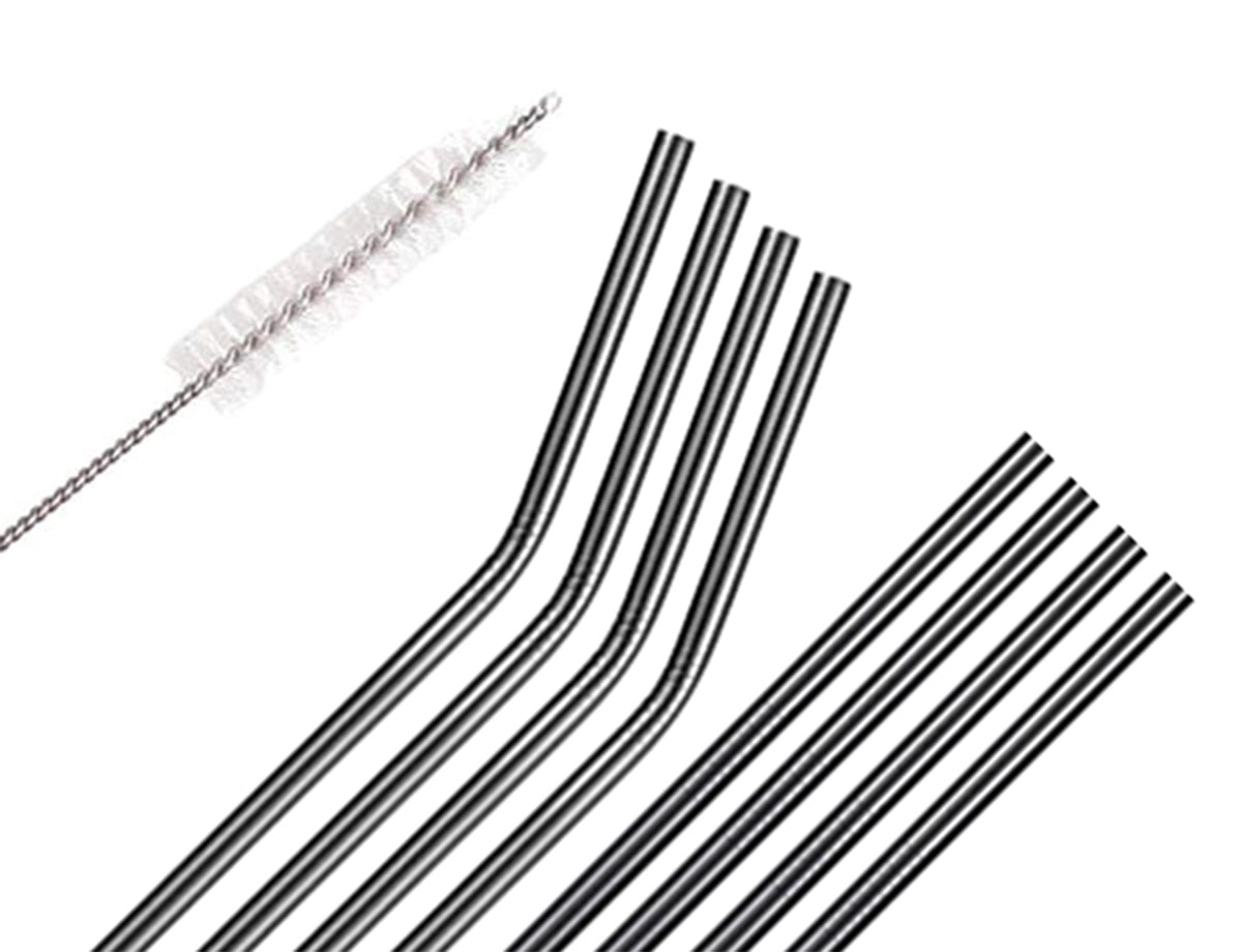 Metalinių Šiaudelių Rinkinys 10 Elementų