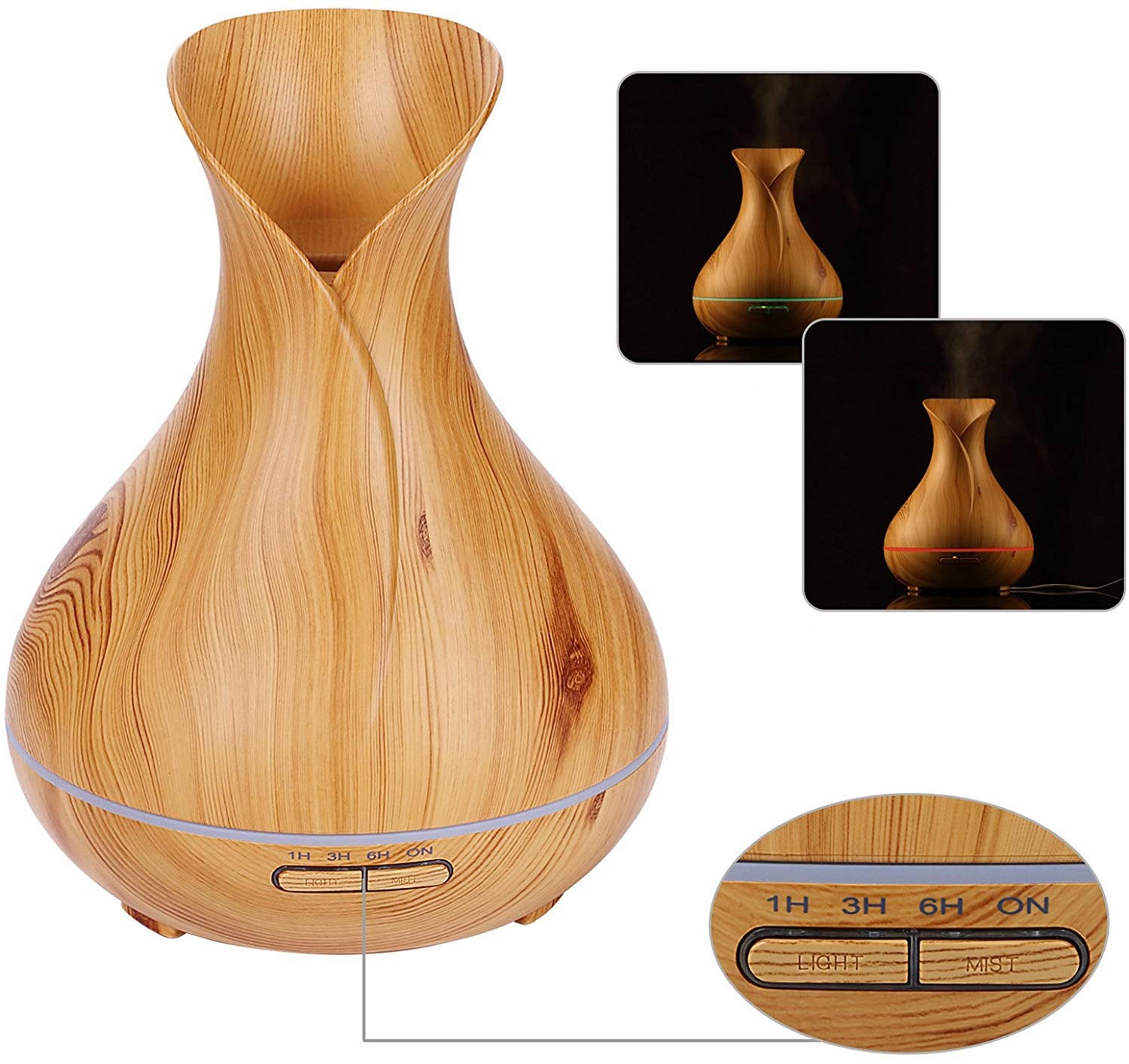 Oro Drėkintuvas, Eterinių Aliejų difuzorius - Ruda