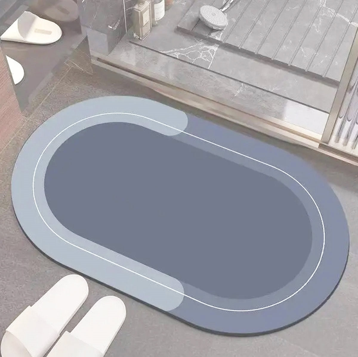 Ovalus vonios kilimėlis