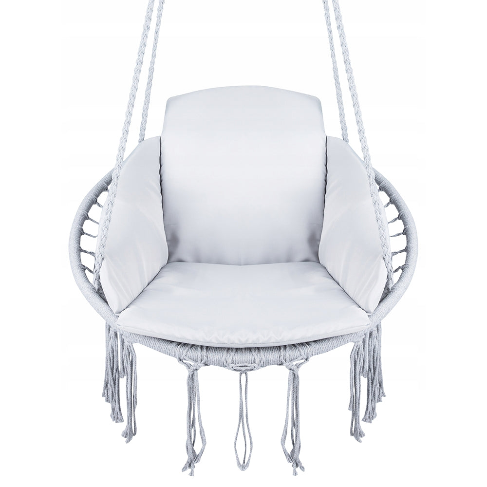 Pakabinamas hamakas + pagalvė (pilkas)