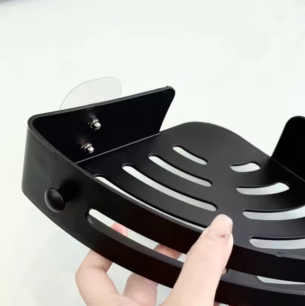 Plastikinė kampinė lentyna 2vnt.