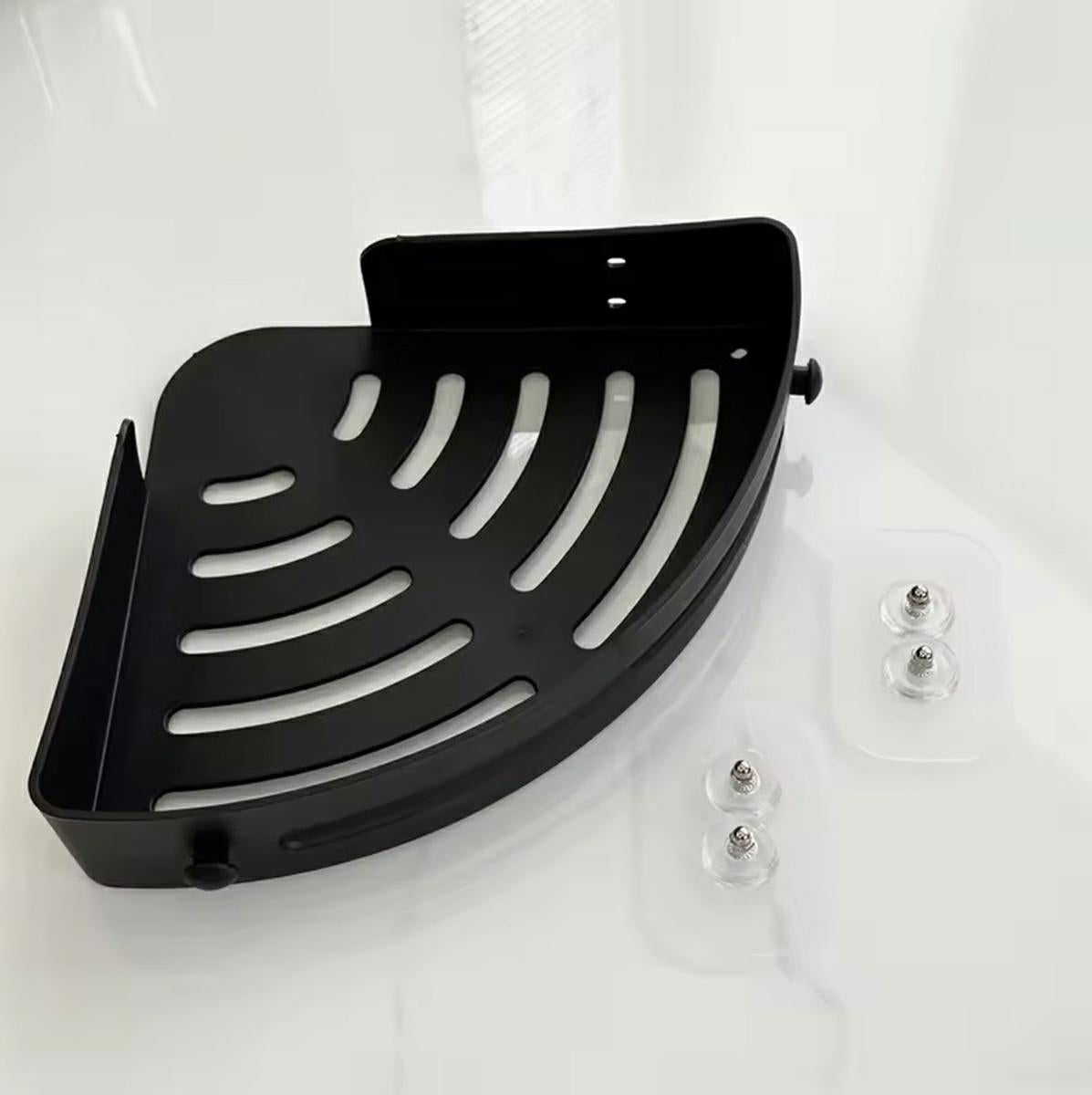 Plastikinė kampinė lentyna 2vnt.