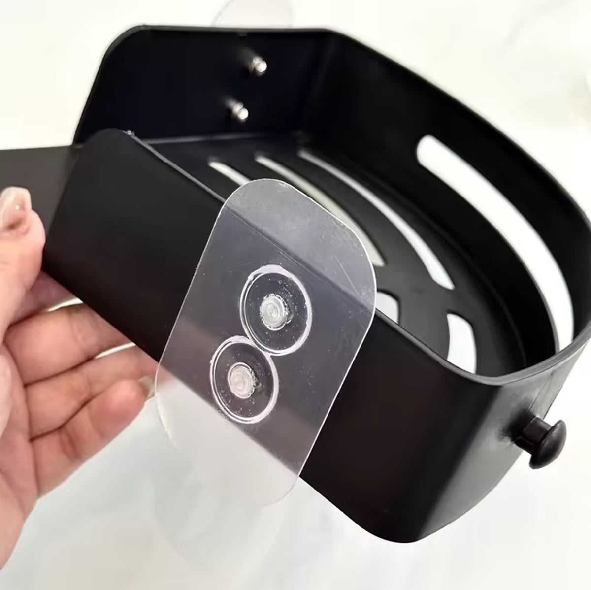 Plastikinė kampinė lentyna 2vnt.