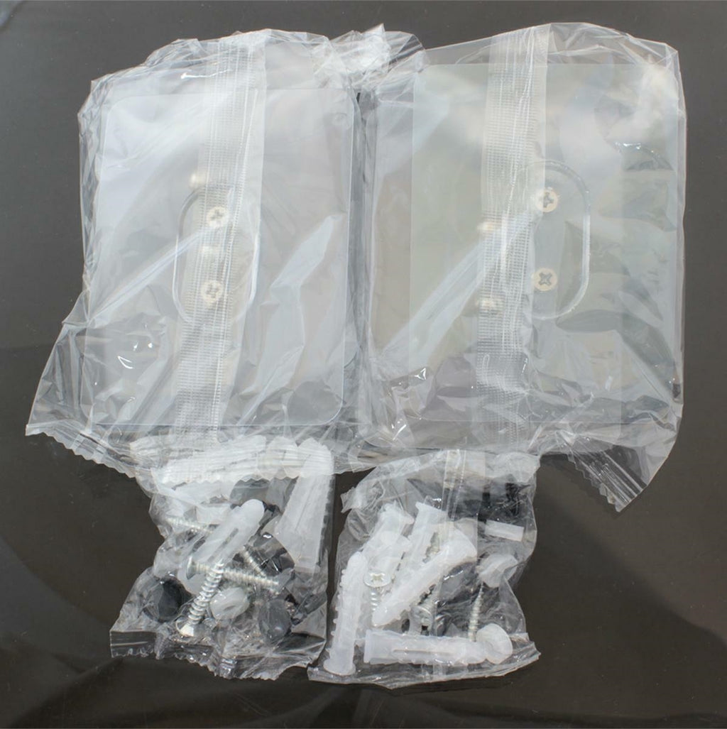 Plastikinė kampinė lentyna 2vnt.