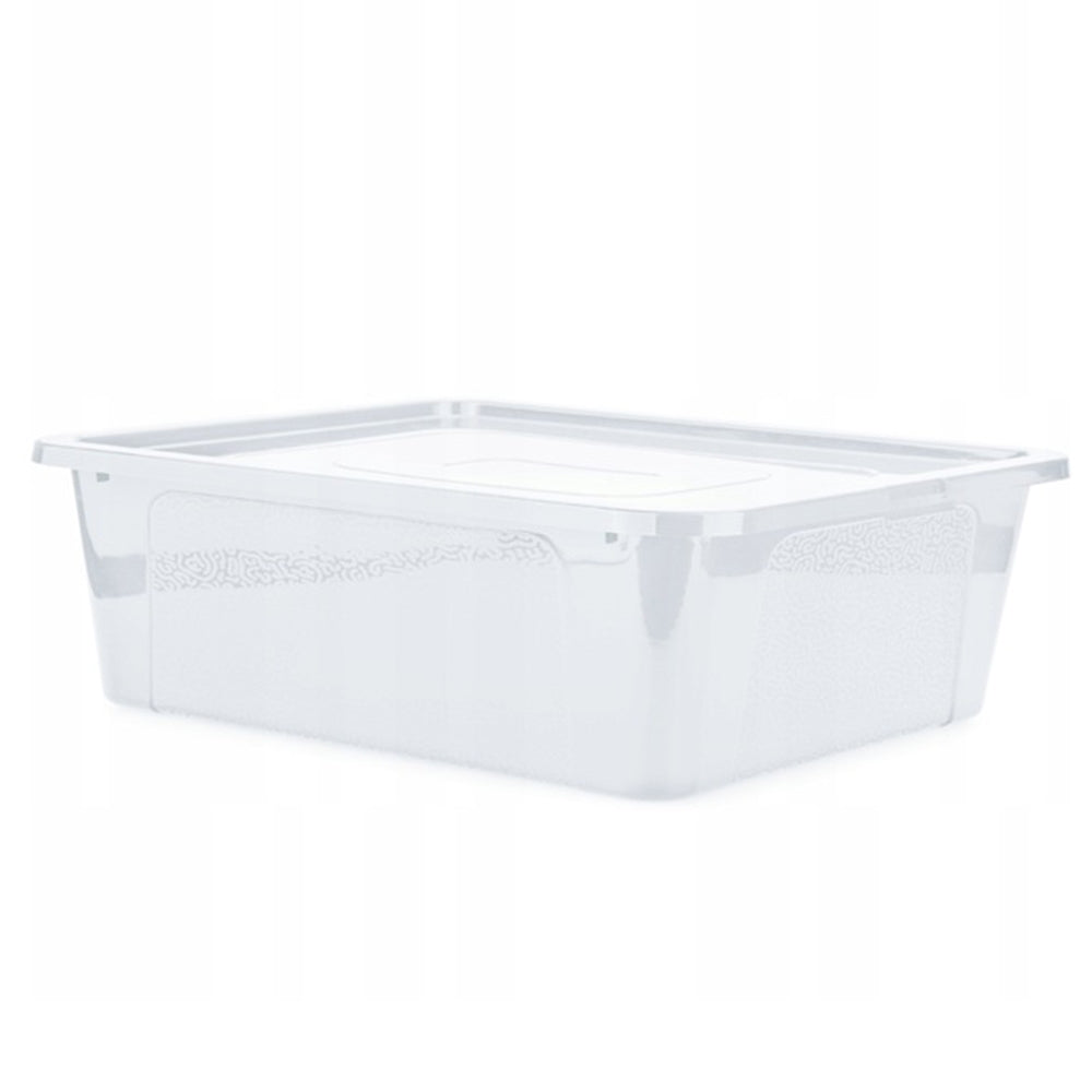 Plastikinis dėžutė su dangčiu 10L (40 × 33 × 10 cm)