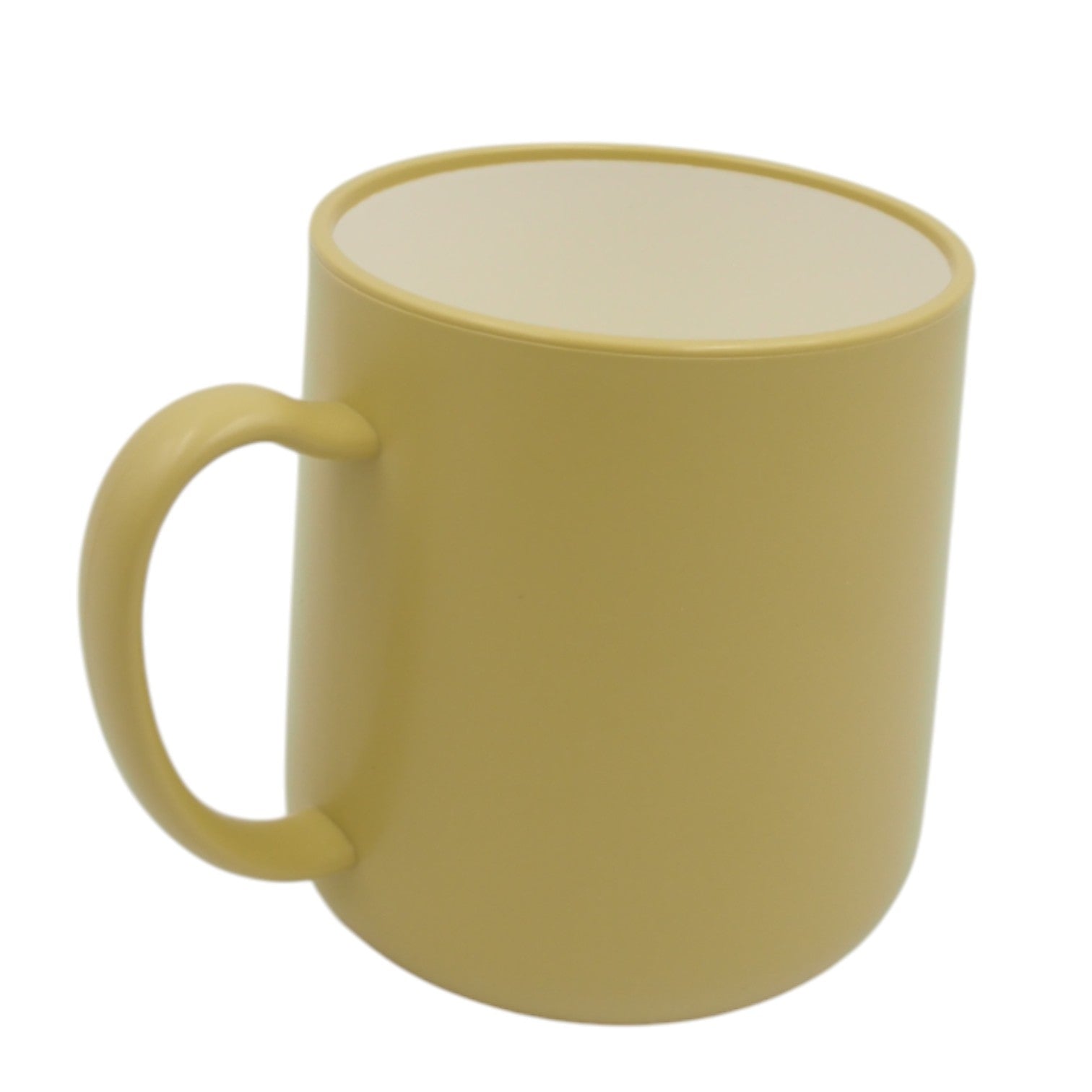 Plastikinis puodelis, įvairių spalvų