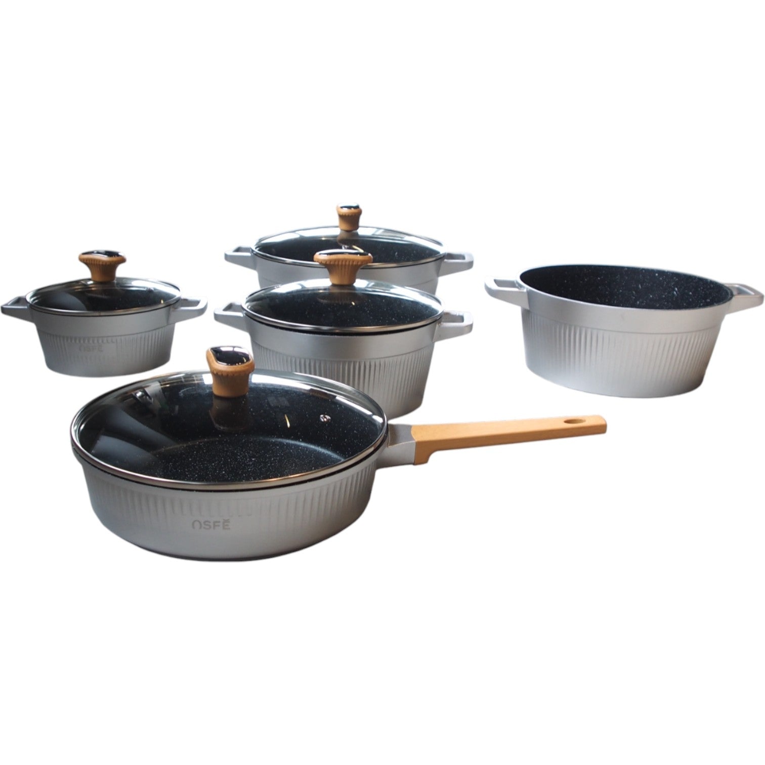 11 dalių puodų rinkinys OSFE „Athena“