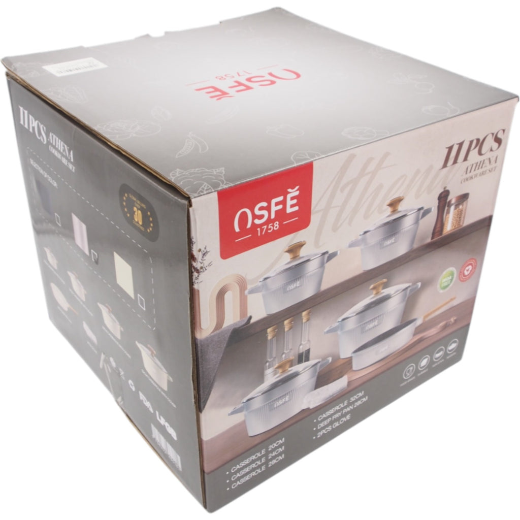 11 dalių puodų rinkinys OSFE „Athena“