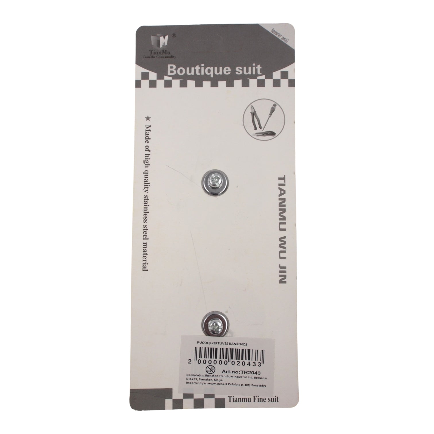 Puodų/keptuvių rankenėlės (2 vnt.)