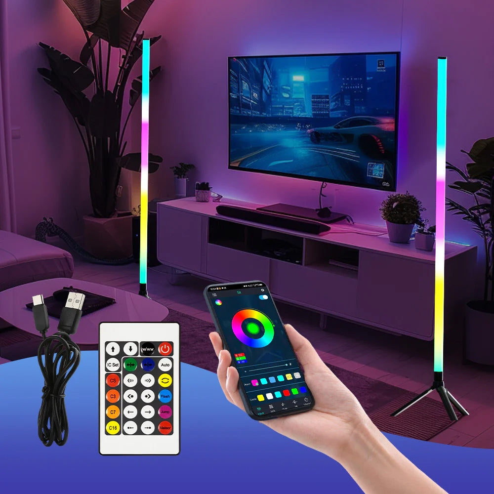 RGB Grindų Lempa 120 cm