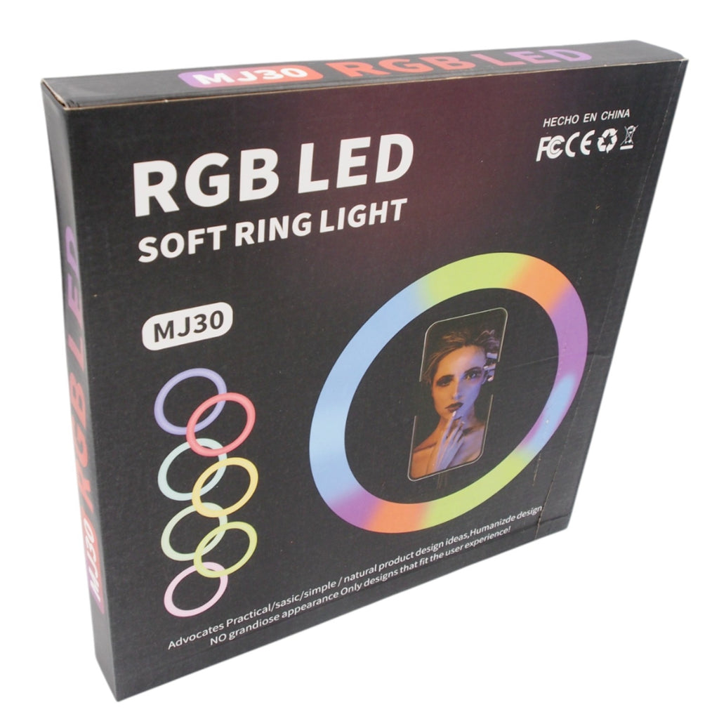 RGB žiedo formos lempa