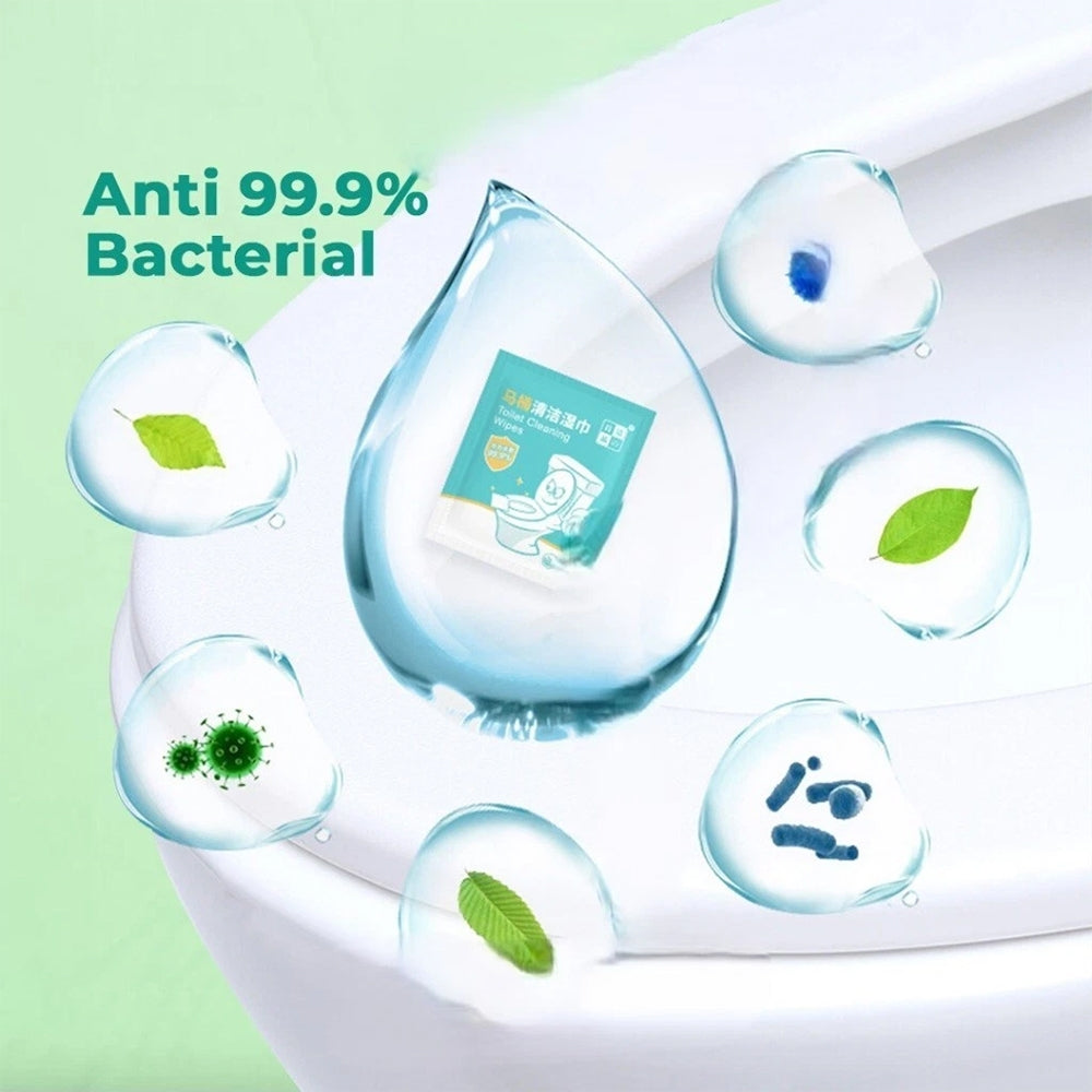 Drėgnos servetėlės WC valymui, 15 vnt.