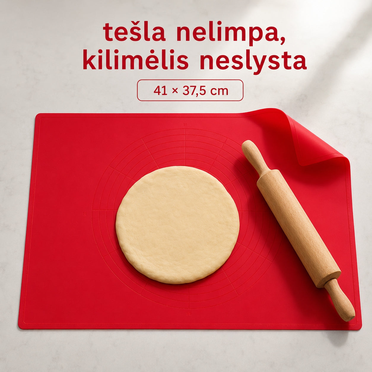 Silikoninis virtuvės kilimėlis