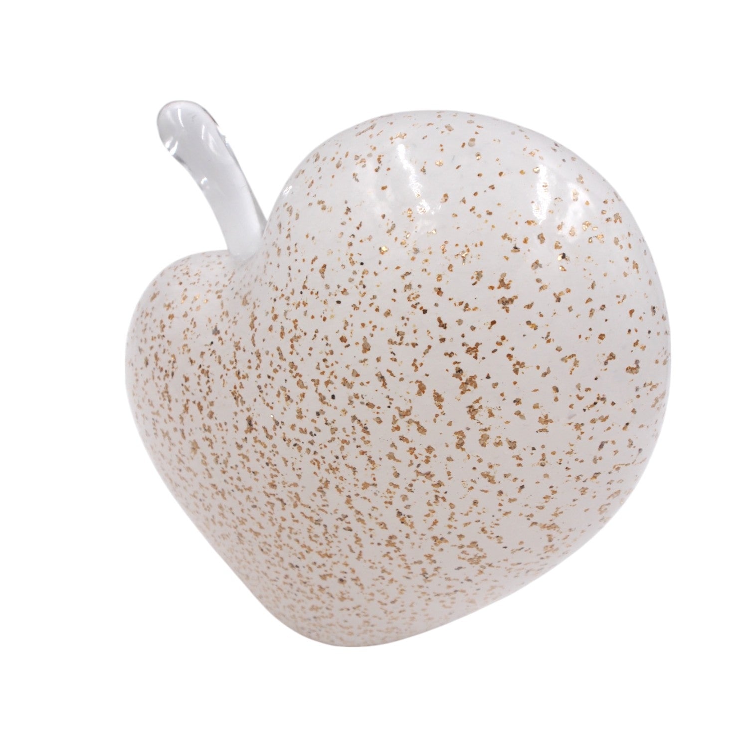 Širdies formos dekoracija iš stiklo 20 × 22 cm