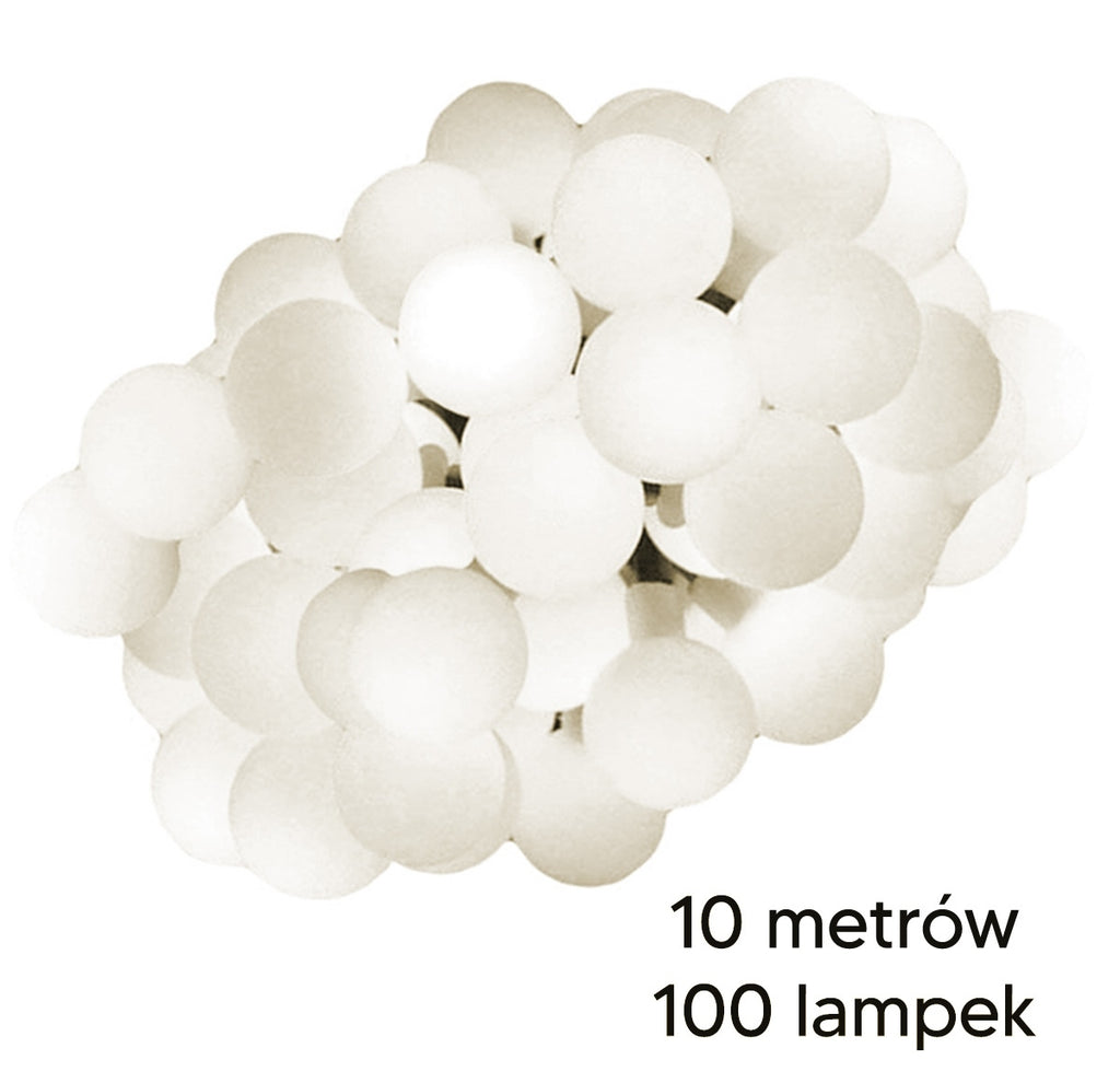 Sodo lempučių girlianda