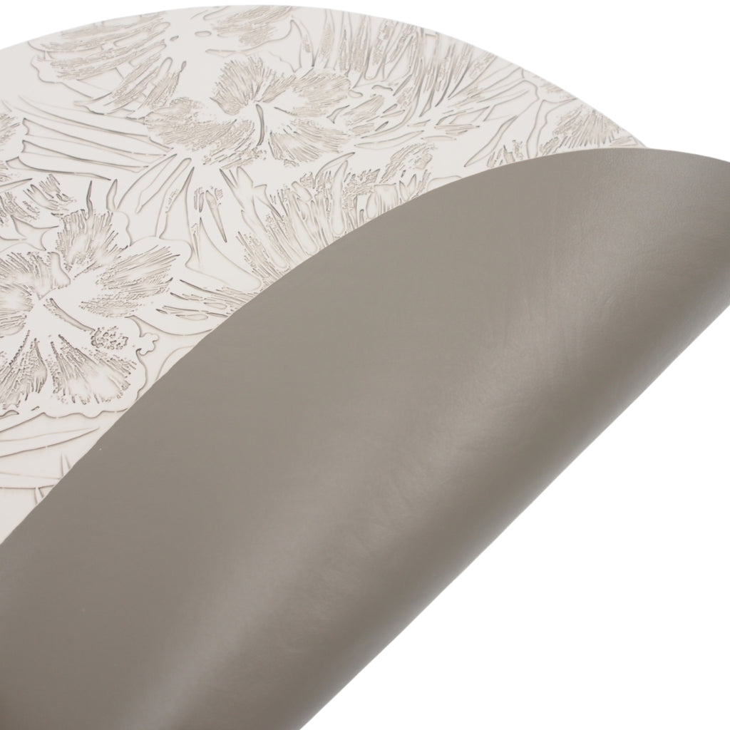 38 cm apvalus stalo padėkliukas BALTAS