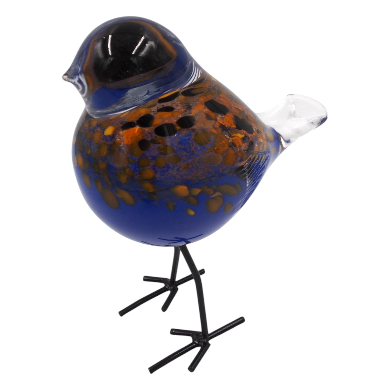 Stiklinė dekoracija „Paukštelis“ – 16×12×11 cm