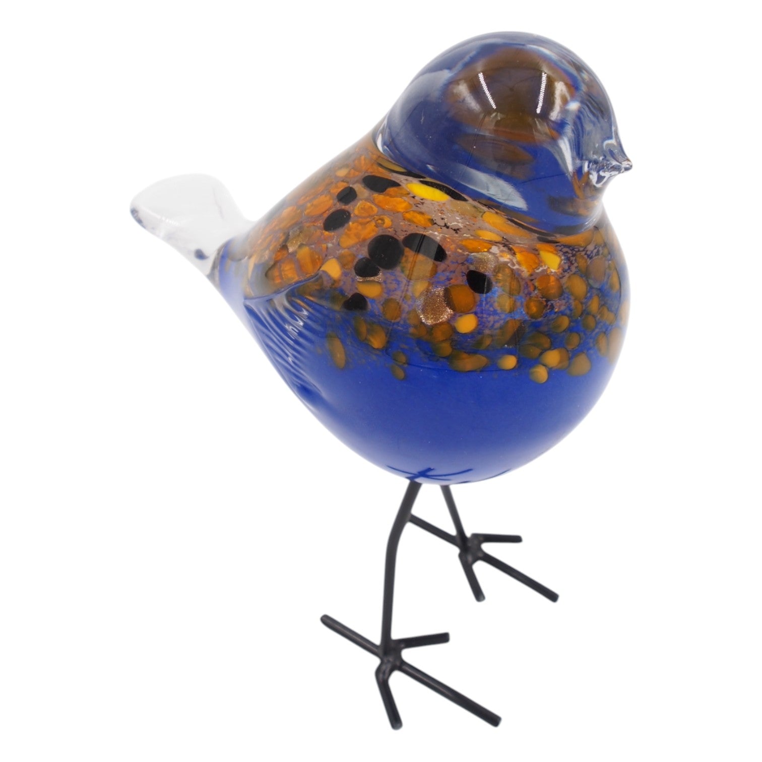 Stiklinė dekoracija „Paukštelis“ – 16×12×11 cm