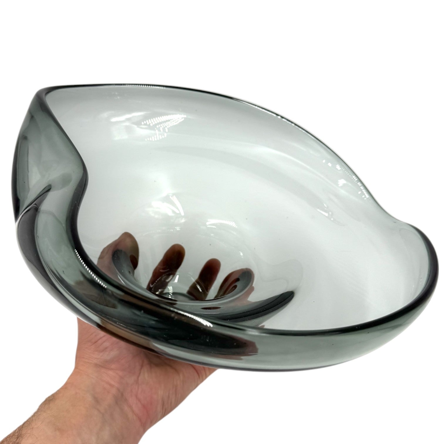 Stiklinė dubenėlio formos dekoracija, 33×16 cm